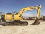Side of used Excavator